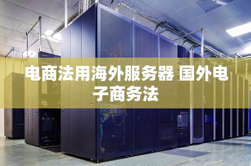 电商法用海外服务器 国外电子商务法