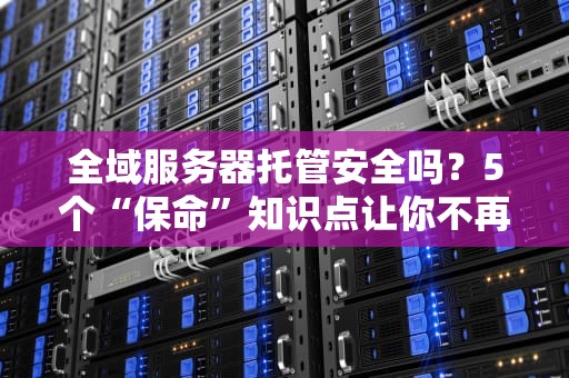 全域服务器托管安全吗？5个“保命”知识点让你不再当“数字韭菜”