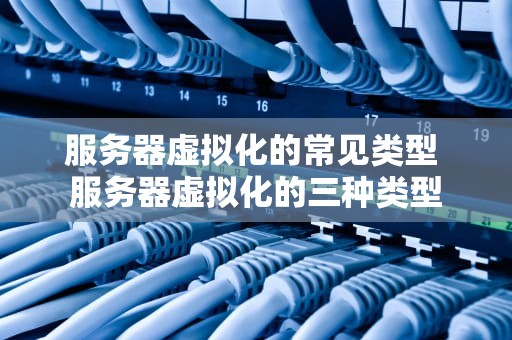 服务器虚拟化的常见类型 服务器虚拟化的三种类型