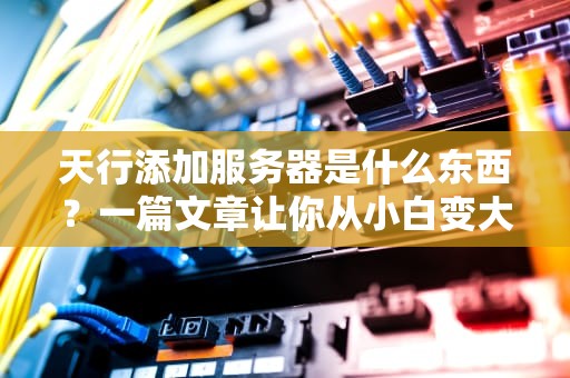 天行添加服务器是什么东西？一篇文章让你从小白变大神！