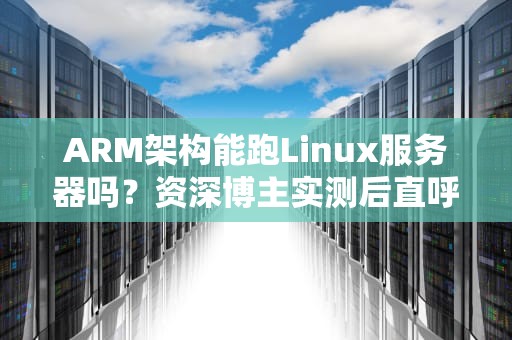 ARM架构能跑Linux服务器吗？资深博主实测后直呼真香！