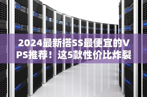 2024最新搭SS最便宜的VPS推荐！这5款性价比炸裂，小白也能闭眼入