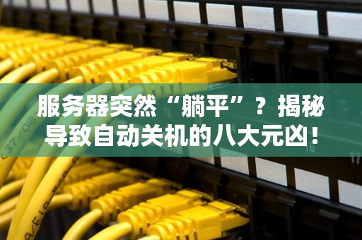 服务器突然“躺平”？揭秘导致自动关机的八大元凶！