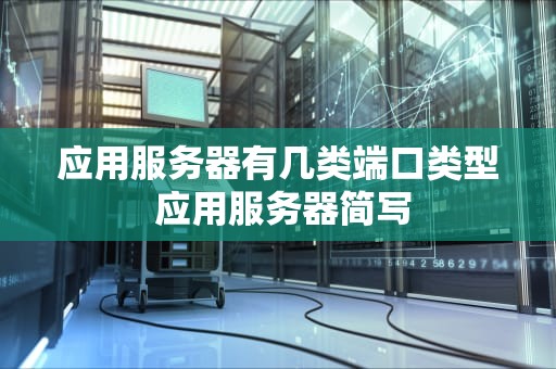 应用服务器有几类端口类型 应用服务器简写