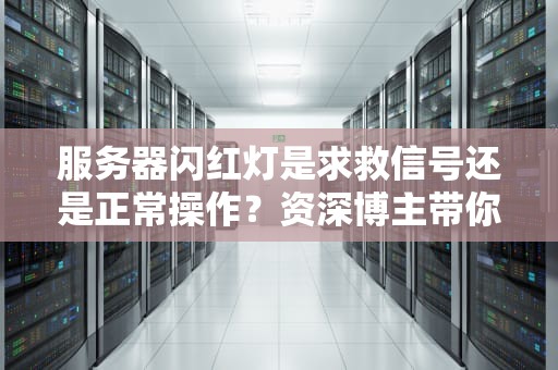 服务器闪红灯是求救信号还是正常操作？资深博主带你揭秘硬件灯光语言！