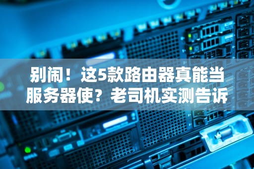 别闹！这5款路由器真能当服务器使？老司机实测告诉你真相