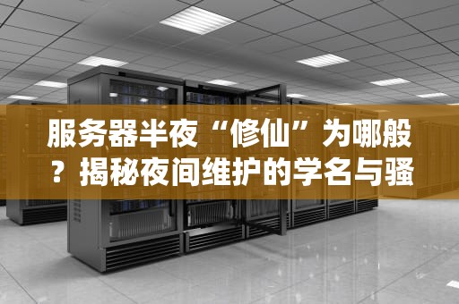 服务器半夜“修仙”为哪般？揭秘夜间维护的学名与骚操作！
