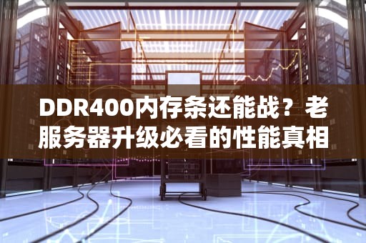DDR400内存条还能战？老服务器升级必看的性能真相！