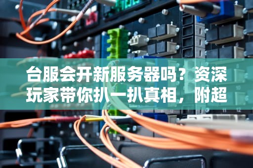 台服会开新服务器吗？资深玩家带你扒一扒真相，附超实用避坑指南！