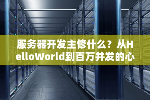 服务器开发主修什么？从HelloWorld到百万并发的心路历程