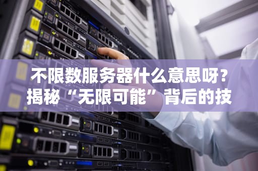 不限数服务器什么意思呀？揭秘“无限可能”背后的技术猫腻！
