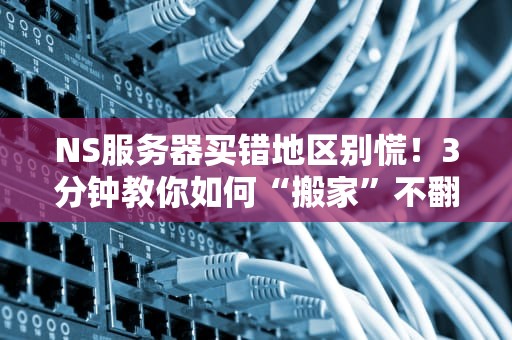 NS服务器买错地区别慌！3分钟教你如何“搬家”不翻车