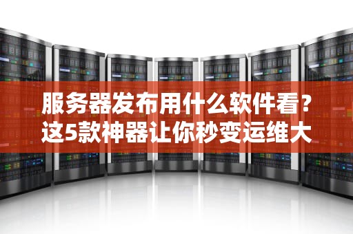 服务器发布用什么软件看？这5款神器让你秒变运维大神！