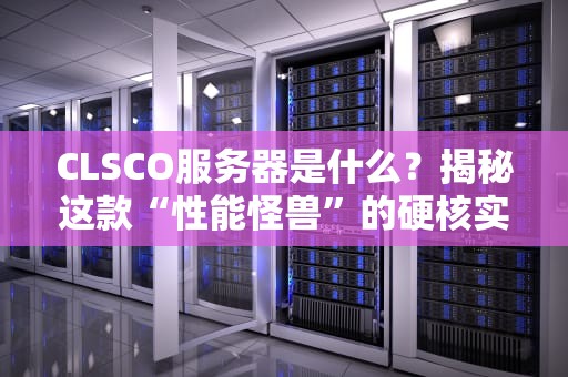 CLSCO服务器是什么？揭秘这款“性能怪兽”的硬核实力！