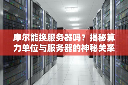 摩尔能换服务器吗？揭秘算力单位与服务器的神秘关系！