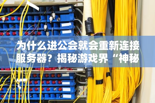 为什么进公会就会重新连接服务器？揭秘游戏界“神秘仪式”背后的科学原理