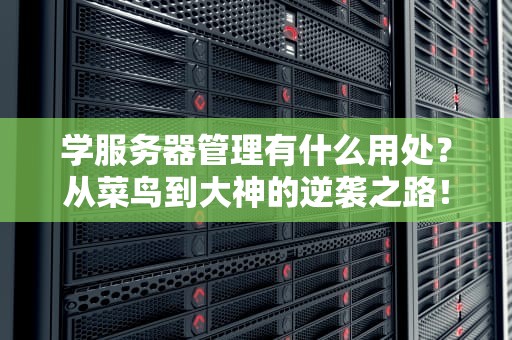 学服务器管理有什么用处？从菜鸟到大神的逆袭之路！