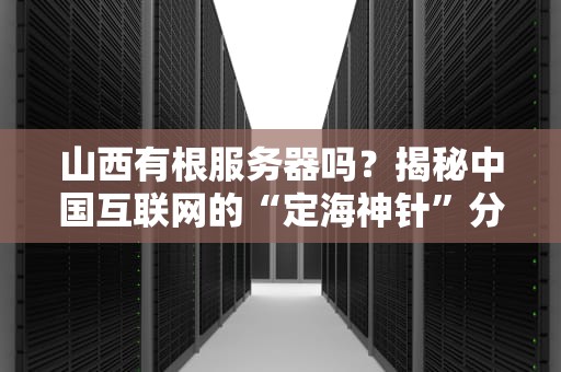山西有根服务器吗？揭秘中国互联网的“定海神针”分布！