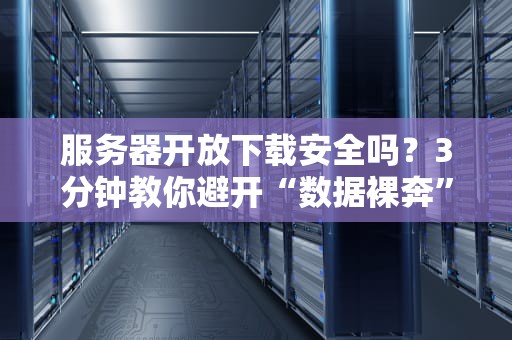 服务器开放下载安全吗？3分钟教你避开“数据裸奔”的坑！