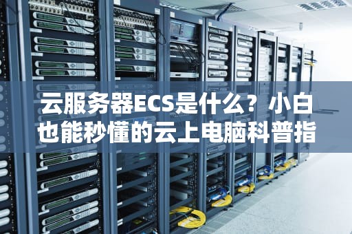 云服务器ECS是什么？小白也能秒懂的云上电脑科普指南