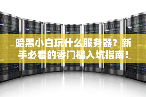 暗黑小白玩什么服务器？新手必看的零门槛入坑指南！