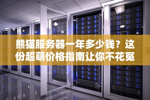 熊猫服务器一年多少钱？这份超萌价格指南让你不花冤枉钱！