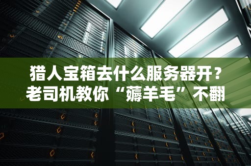猎人宝箱去什么服务器开？老司机教你“薅羊毛”不翻车！
