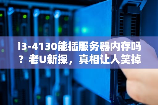 i3-4130能插服务器内存吗？老U新探，真相让人笑掉大牙！