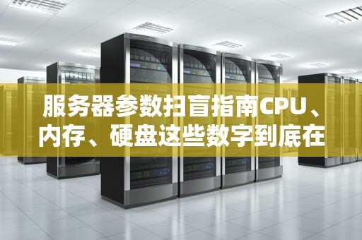 服务器参数扫盲指南CPU、内存、硬盘这些数字到底在说啥？