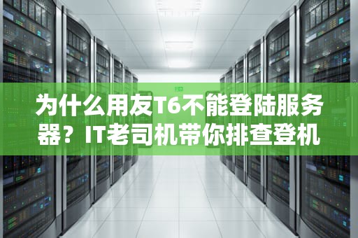 为什么用友T6不能登陆服务器？IT老司机带你排查登机故障！