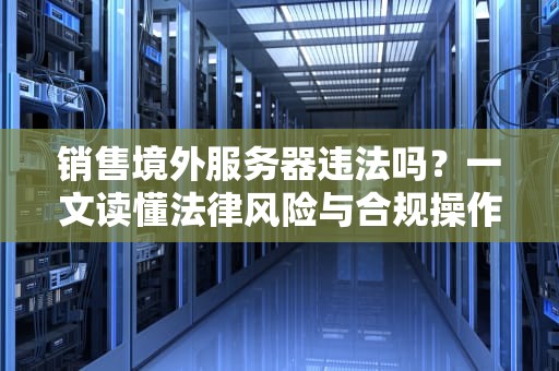 销售境外服务器违法吗？一文读懂法律风险与合规操作（附避坑指南）