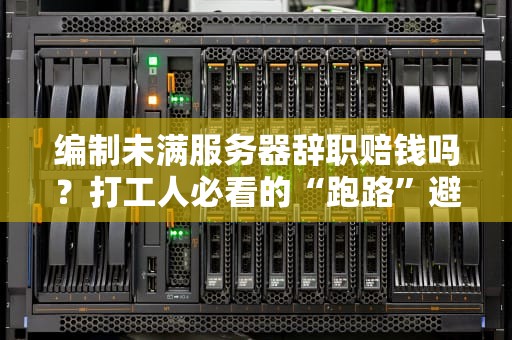 编制未满服务器辞职赔钱吗？打工人必看的“跑路”避坑指南！