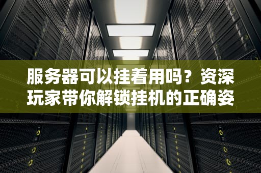 服务器可以挂着用吗？资深玩家带你解锁挂机的正确姿势！