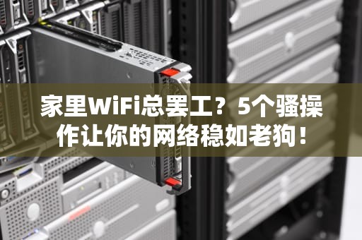 家里WiFi总罢工？5个骚操作让你的网络稳如老狗！