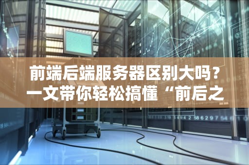 前端后端服务器区别大吗？一文带你轻松搞懂“前后之争”