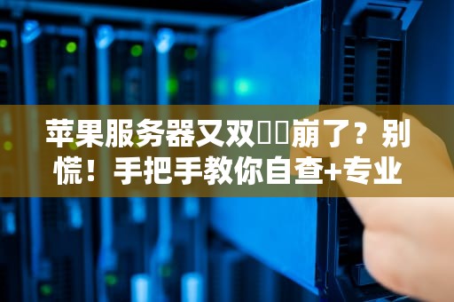 苹果服务器又双叒叕崩了？别慌！手把手教你自查+专业吐槽