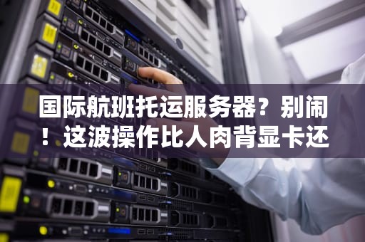 国际航班托运服务器？别闹！这波操作比人肉背显卡还离谱