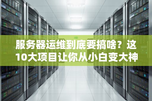 服务器运维到底要搞啥？这10大项目让你从小白变大神！