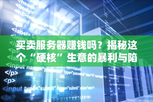 买卖服务器赚钱吗？揭秘这个“硬核”生意的暴利与陷阱！