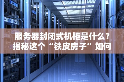 服务器封闭式机柜是什么？揭秘这个“铁皮房子”如何让数据中心效率翻倍！