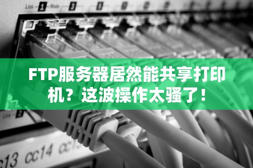 FTP服务器居然能共享打印机？这波操作太骚了！