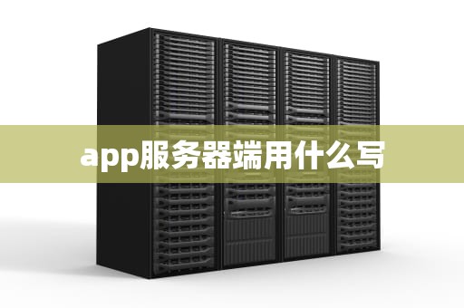 app服务器端用什么写