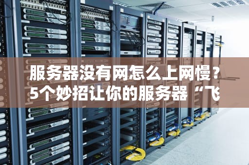 服务器没有网怎么上网慢？5个妙招让你的服务器“飞”起来！
