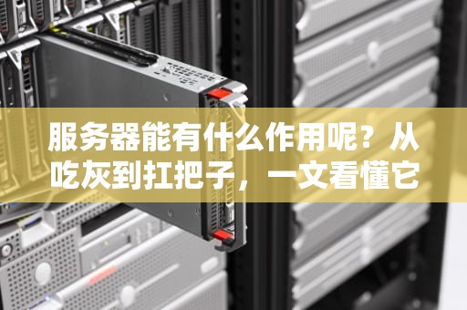 服务器能有什么作用呢？从吃灰到扛把子，一文看懂它的十八般武艺！