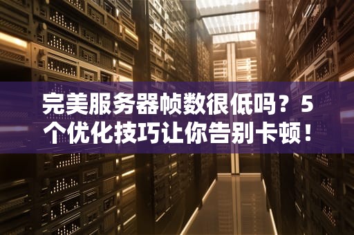 完美服务器帧数很低吗？5个优化技巧让你告别卡顿！