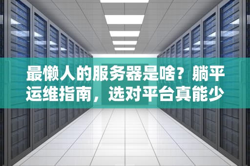 最懒人的服务器是啥？躺平运维指南，选对平台真能少掉头发！