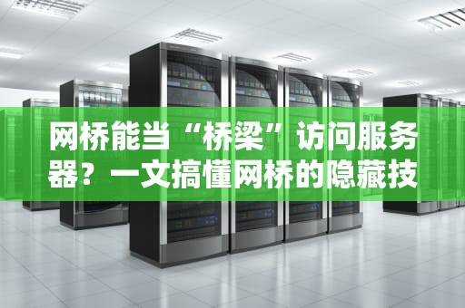 网桥能当“桥梁”访问服务器？一文搞懂网桥的隐藏技能！