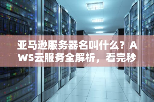 亚马逊服务器名叫什么？AWS云服务全解析，看完秒懂云计算！