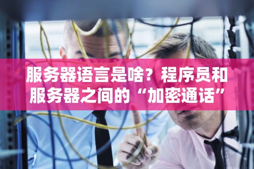 服务器语言是啥？程序员和服务器之间的“加密通话”大揭秘！
