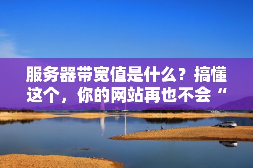 服务器带宽值是什么？搞懂这个，你的网站再也不会“龟速”爬行！